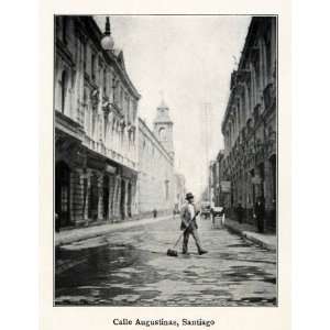   Capital Road Sweeper Street   Original Halftone Print