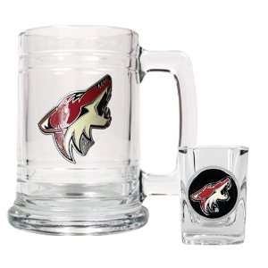  Phoenix Coyotes Beer Mug And Shot Glass Boilermaker Set 