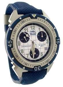 Sector 200 White Dial Chronograph Blue Strap Mens Watch 3351920015 