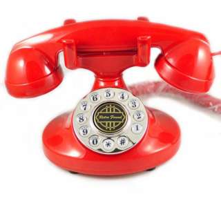   High Quality Red Vintage Antique Style Cute Corded Desk Telephone 1922