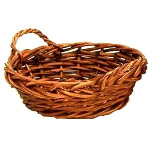  11 or 13 inch Round Stained Thick Craved Willow Decorative 