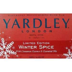  Yardley Natural Limited Edition Soap, Winter Spice with 