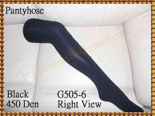 Tights Pantyhose Flower Black Stocking Curve pattern 450Den Circle 