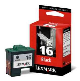 Genuine New LEXMARK #16 10N0016 Black Ink Cartridge  