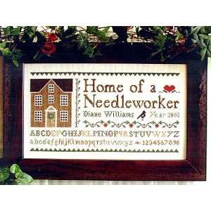   Home of a Needleworker   Cross Stitch Pattern Arts, Crafts & Sewing