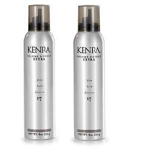    KENRA Volume Mousse Extra Hold Fixative 8oz (2 PACK!): Beauty