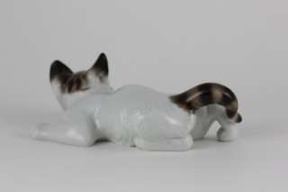   ROSENTHAL Fine German Porcelain CRAWLING CAT Figurine by Karner  