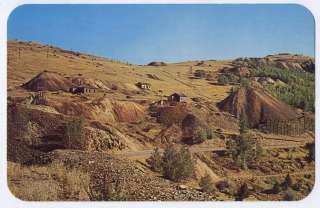CRIPPLE CREEK CO old Gold Mines Mine Dumps Camp postcard