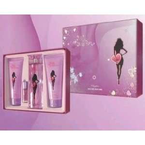Sexy Curves by Angelina, 4 Piece Gift Set for Women