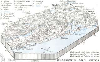   Fig 71. Block diagram of the districts around Dubrovnik and Kotor