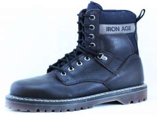 Mens Iron Age 745 Steel Toe EH Boots New 8 W  