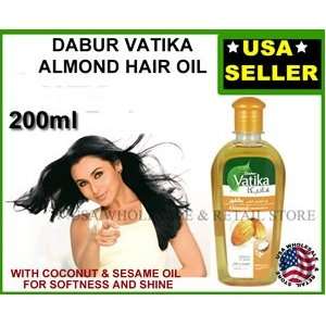  Dabur Vatika Almond Hair Oil 200mL Beauty