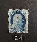 US STAMP #24 /1 cent Franklin SUPERB /beautiful colo