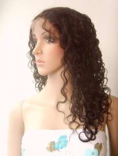 20 Full Lace Wig India Remi Human Hair Curly TOP ~  
