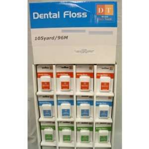   Daily Touch Dental Floss 144pc Display Case Pack 144   651594 Health