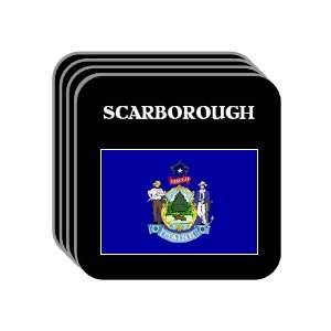  US State Flag   SCARBOROUGH, Maine (ME) Set of 4 Mini 