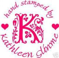 UNMOUNTED PERSONALIZED HAND STAMPED BY RUBBER STAMPS  