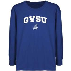  Grand Valley State Lakers Youth Royal Blue Logo Arch Long 