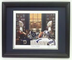 Dallas Cowboys football framed nostalgia print  