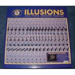    Magic Eye Illusions 550 Piece Jigsaw Puzzle 18 X 24 Toys & Games
