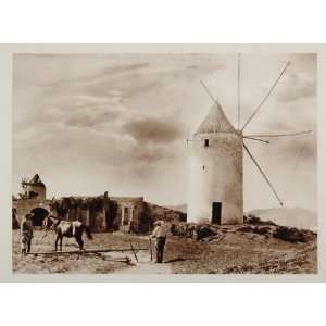  1928 Windmill Alcudia Island of Mallorca Majorca Spain 