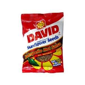 David Sunflower Seeds Jalepeno Hot Salsa Grocery & Gourmet Food