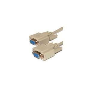  DB9/Female to DB9/Female Null Modem Cable, 10 FT 