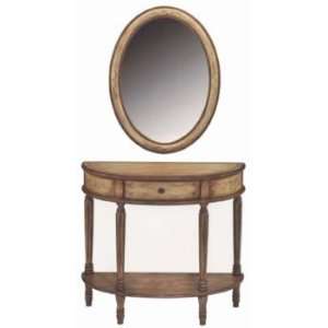    Dayton Oval Mirror for Half round Console Table: Home & Kitchen