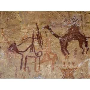  Prehistoric Rock Paintings, Akakus, Sahara Desert, Fezzan 