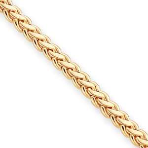  20in Gold plated Braided Necklace: Jewelry
