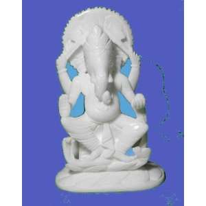  Ganesh Marble stone Statue 6 
