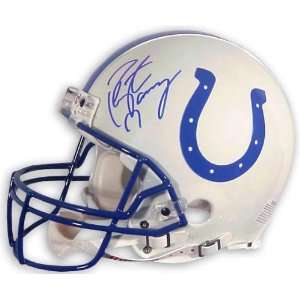  Peyton Manning Hand Signed Colts Mini Helmet Everything 