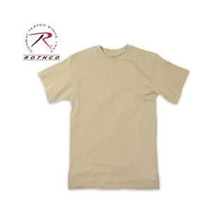  Moisture Wicking Short Sleeve T Shirt Sand 2XL: Sports 
