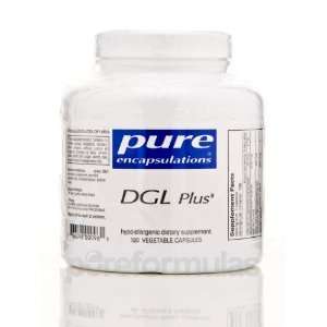  Pure Encapsulations DGL Plus 180 Vegetable Capsules 