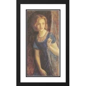  Hughes, Arthur 24x40 Framed and Double Matted Mariana at 
