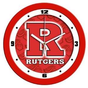  Rutgers Scarlet Knights Suntime Dimension NCAA Wall Clock 