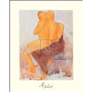  Auguste Rodin   Couple Sapphique Assis: Home & Kitchen