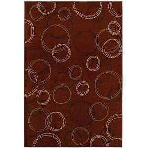  Concepts Ashford Park Red Contemporary Rug Size 111 x 3 