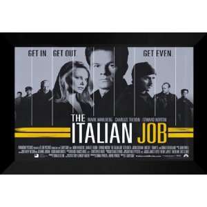  The Italian Job 27x40 FRAMED Movie Poster   Style B