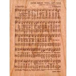    How Great Thou Art, Musical Inspiration   Plaques: Home & Kitchen