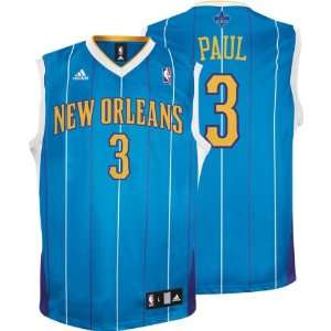 Chris Paul Youth Jersey: adidas Teal Replica #3 New Orleans Hornets 