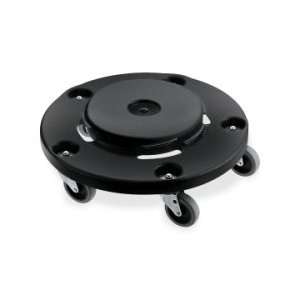 Rubbermaid Round Twist On and Off Dolly for Brute Container   Black 