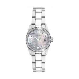 com Rotary LB02515 37 Ladies Havana Crystal Set Stainless Steel Watch 