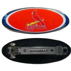  MLB St. Louis Cardinals Large Barrette Perfect For Thick 