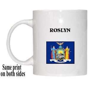  US State Flag   ROSLYN, New York (NY) Mug 