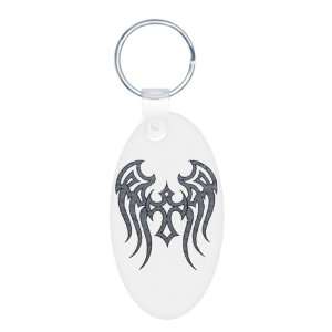  Aluminum Oval Keychain Tribal Cross Wings: Everything Else
