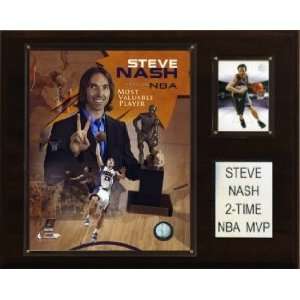  Phoenix Suns Steve Nash 2x MVP 12x15 Plaque: Sports 