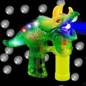  Dinosaur Bubble Gun with Sounds: Toys & Games