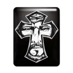  iPad Case Black Jesus Christ in Cross 