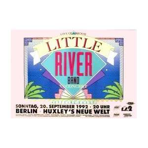  LITTLE RIVER BAND In Concert 1992 Music Poster